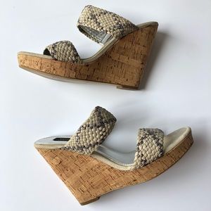 White House black market platform sandals